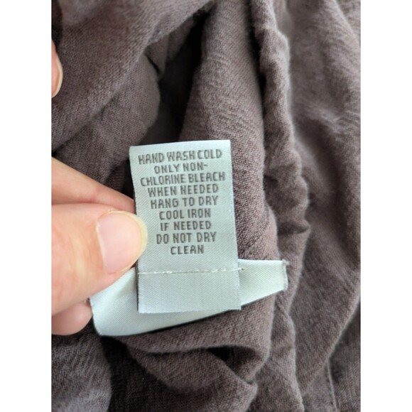 Soft Surroundings Tunic Top Gypsy Gauze Cowl Neck Lagenlook Dusty Purple 1X - Picture 7 of 10